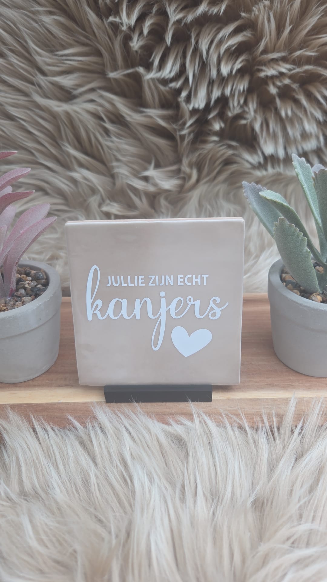 Houdertje voor tegeltjes