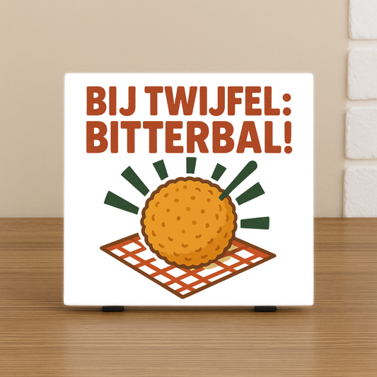Wenstegeltje, Spreuktegel, bedrukt, cadeau, kantoor, thuis, zomaar, trendy, gepersonaliseerd, Decoratie