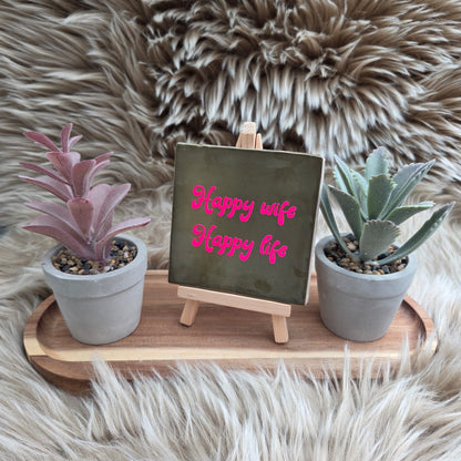 Robuust Wenstegeltje - Happy Wife Happy Life