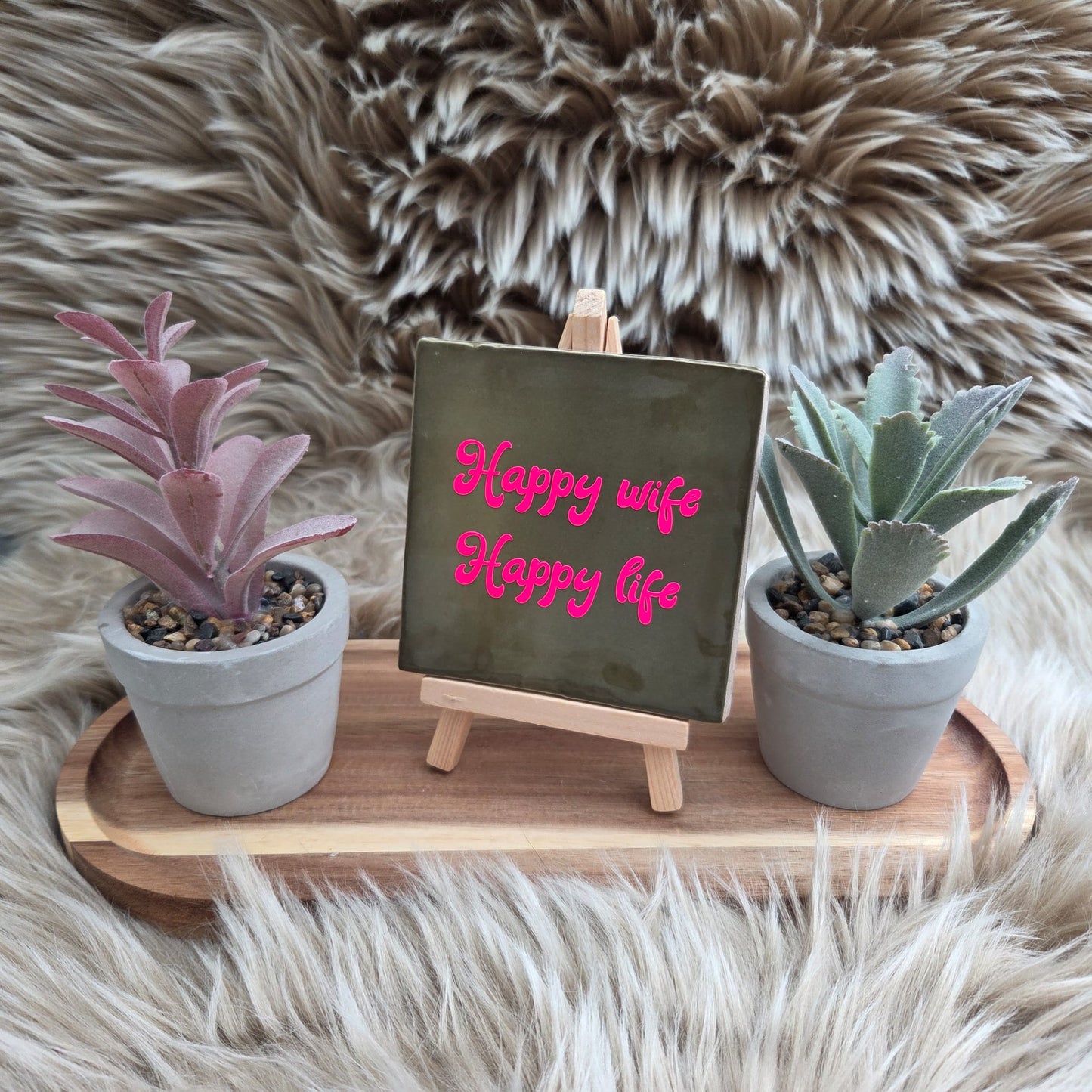 Robuust Wenstegeltje - Happy Wife Happy Life