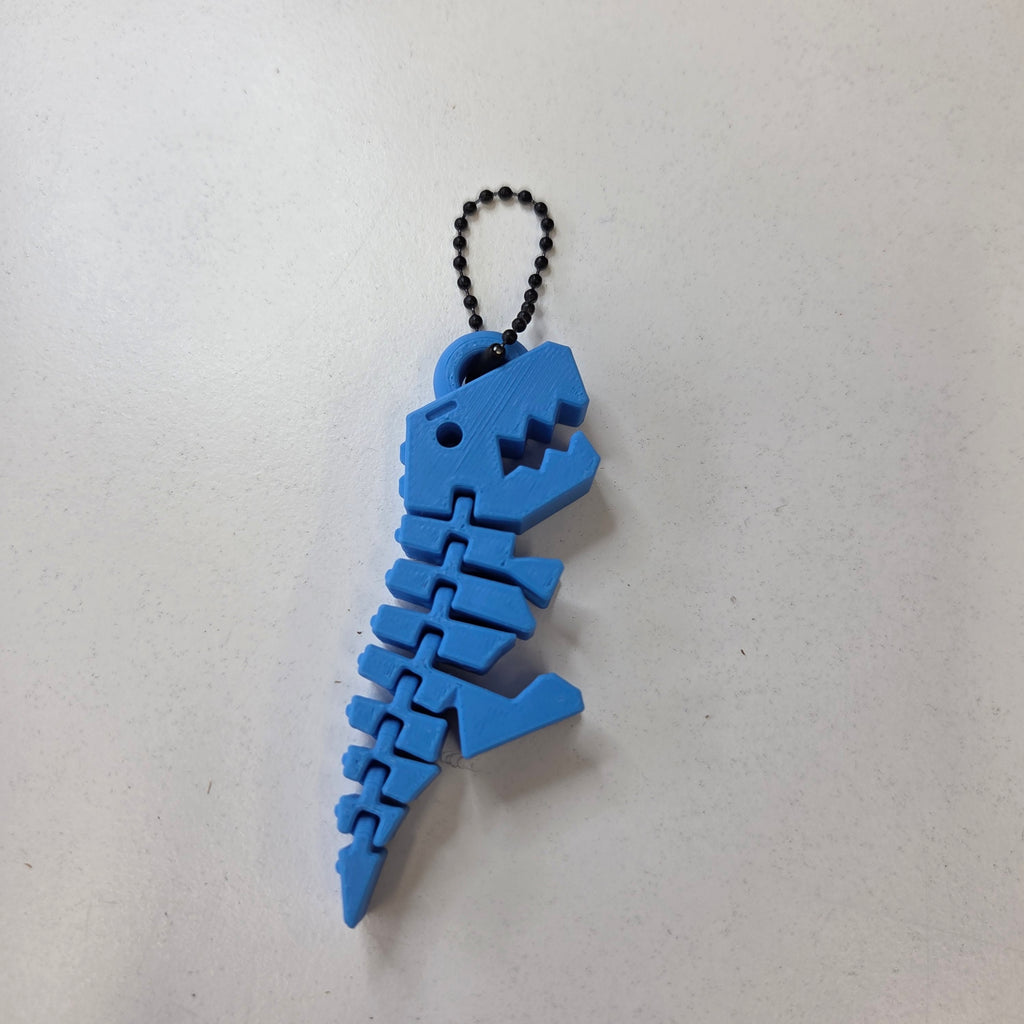 3D fidget dino sleutelhanger
