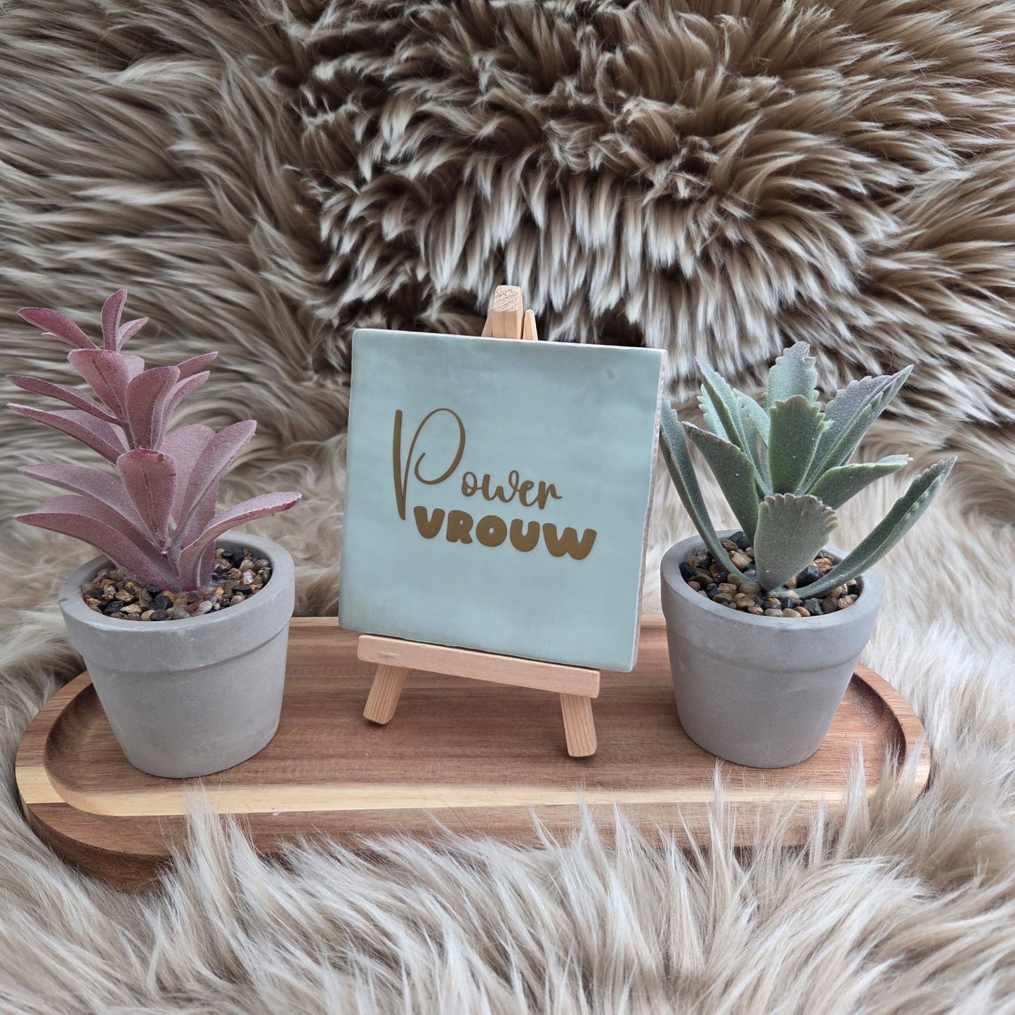 Robuust wenstegeltje: Powervrouw