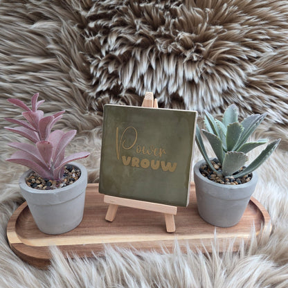 Robuust wenstegeltje: Powervrouw