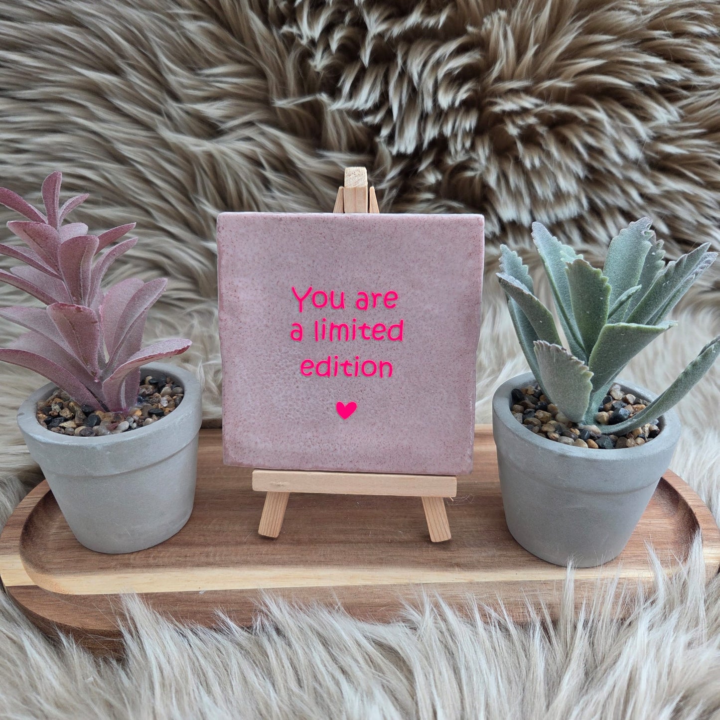 Robuust wenstegeltje: You are a limited edition