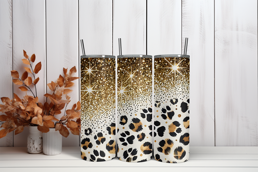 Tumbler luipaard patroon