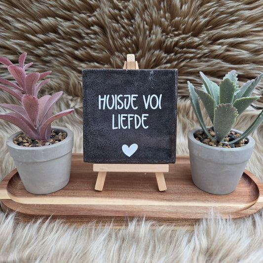 Robuust Tegeltje – Huisje vol Liefde