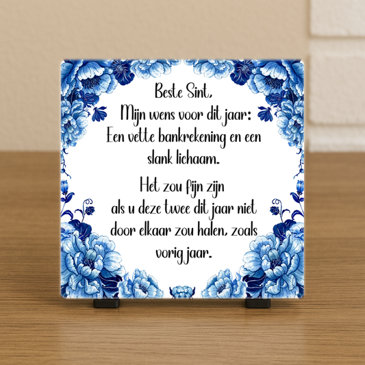 Spreuktegeltje - Sinterklaas