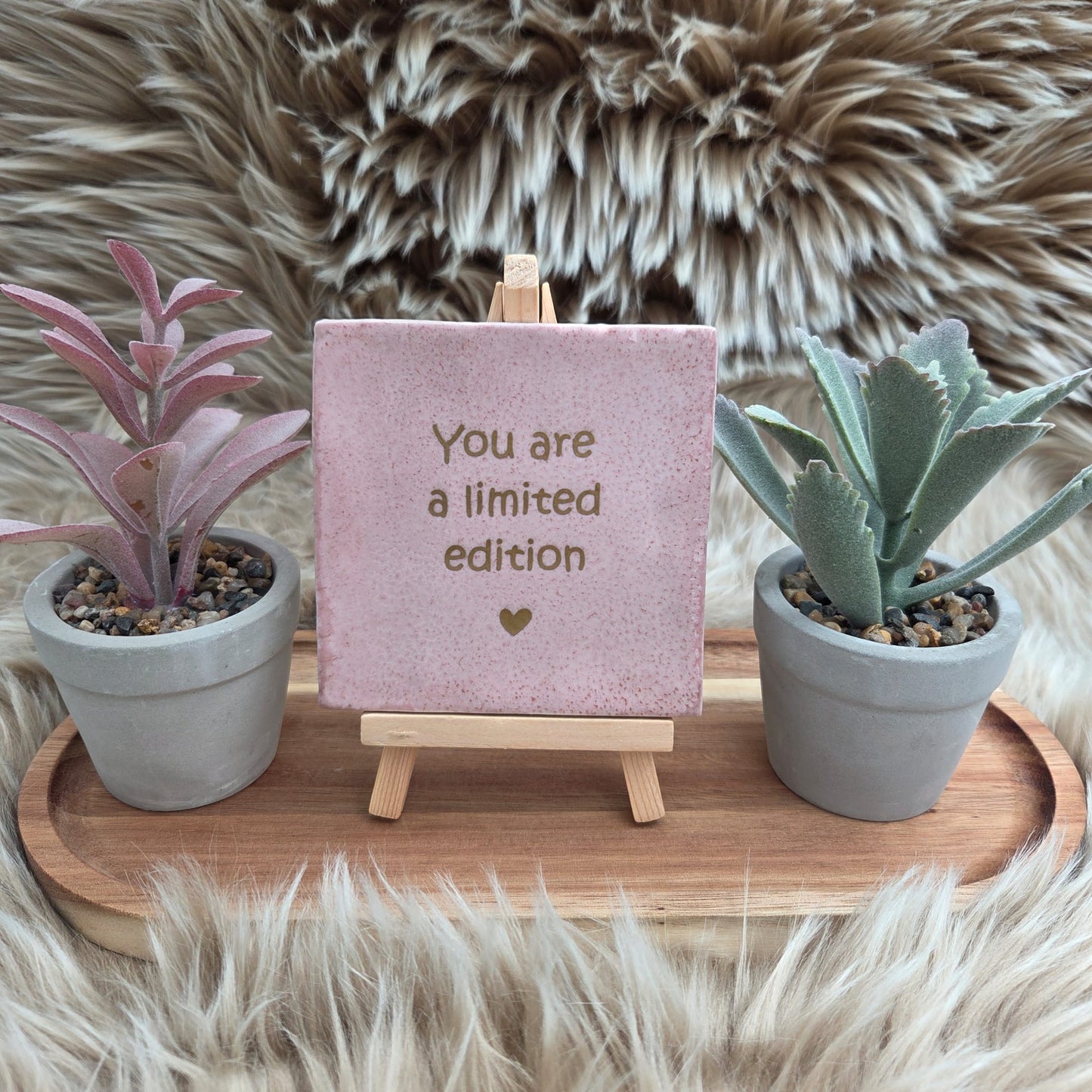 Robuust wenstegeltje: You are a limited edition