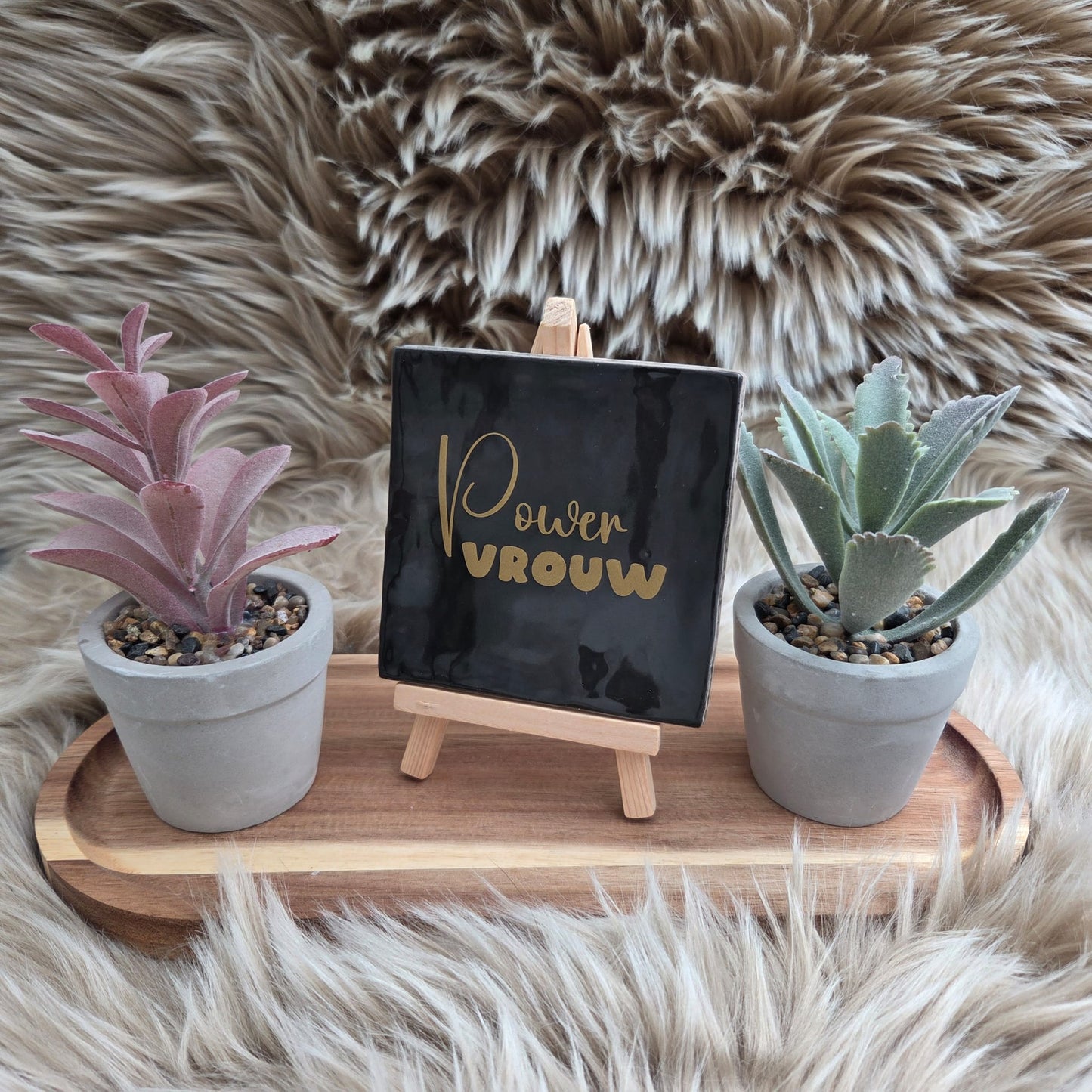 Robuust wenstegeltje: Powervrouw