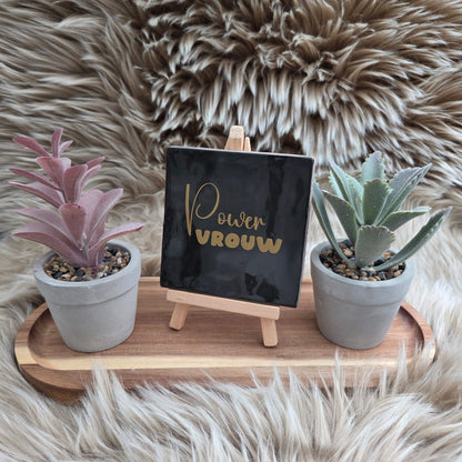 Robuust wenstegeltje: Powervrouw