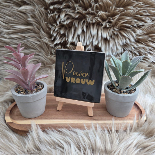 Robuust wenstegeltje: Powervrouw