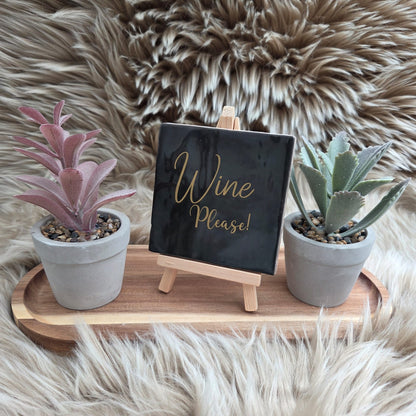 Robuust wenstegeltje: Wine please!